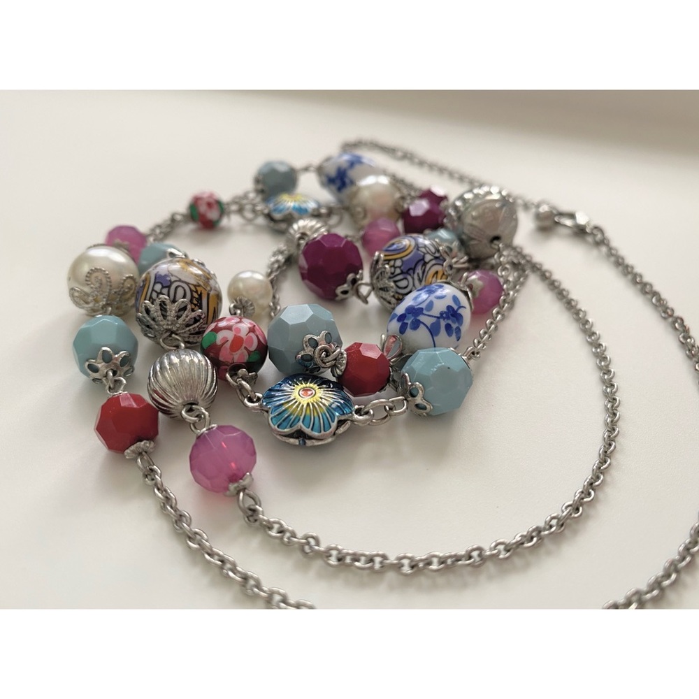 Long Bead Necklace